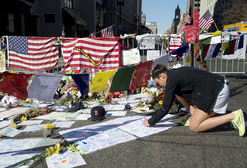 Homenaje a las víctimas de los atentados en Boston