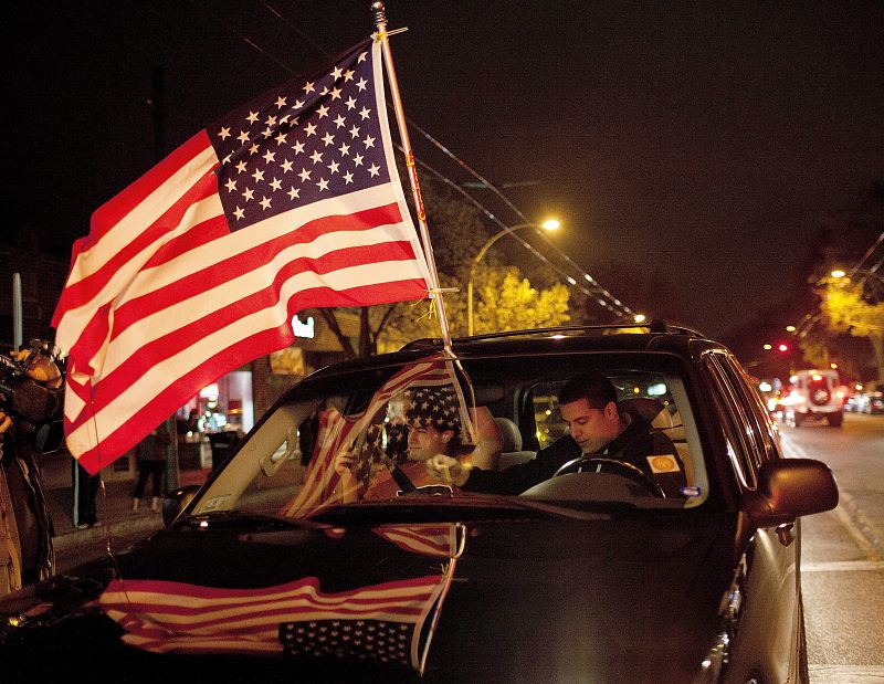 Aftermath of bombings at the finish line of the Boston Marathon
