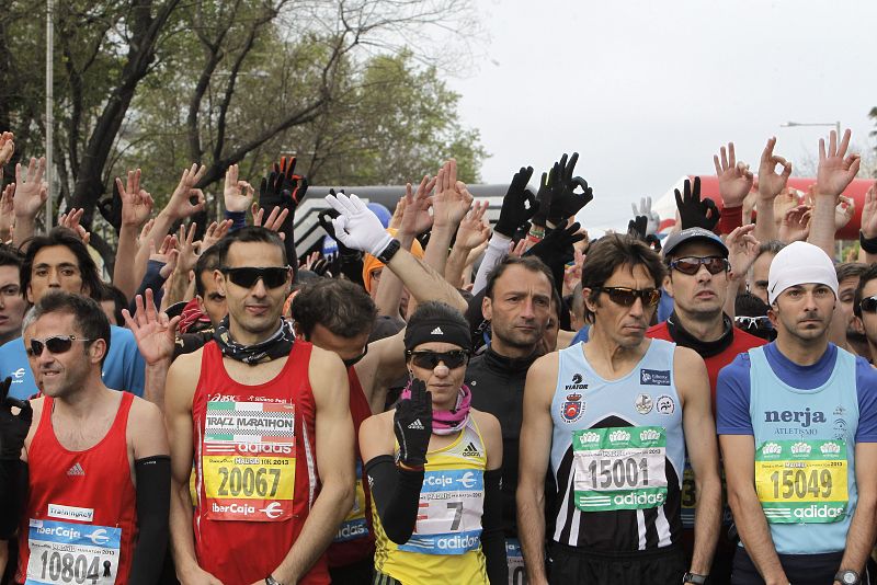 EL MARATÓN DE MADRID ARRANCA CON GUIÑOS A BOSTON Y AL COI