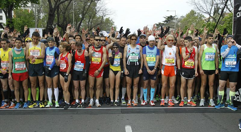 EL MARATÓN DE MADRID ARRANCA CON GUIÑOS A BOSTON Y AL COI