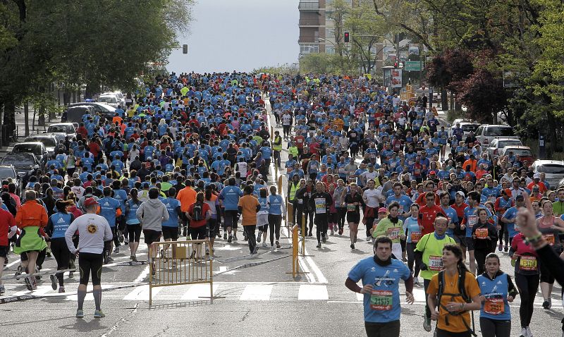 Salida maraton de Madrid