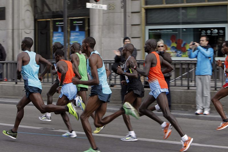 Salida maraton de Madrid