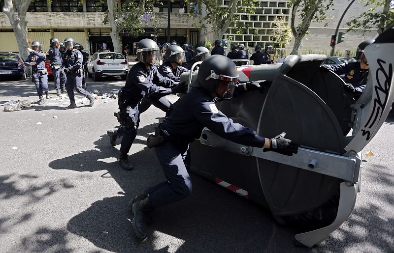 Manifestación en defensa de la educación pública