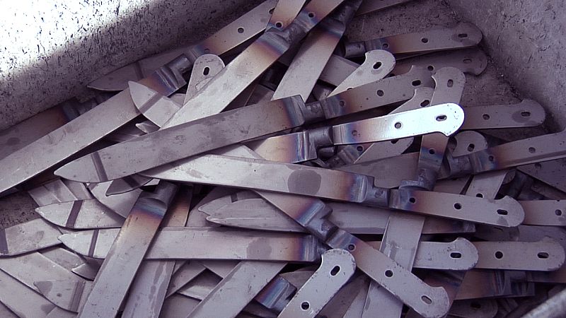 La fabricación del cuchillo