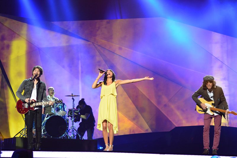 Primer ensayo de El sueño de Morfeo en Eurovisión 2013