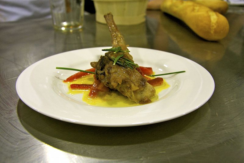 MasterChef - Conejo al horno con guarnición de verduras