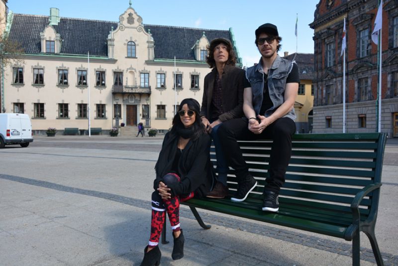 El grupo posa en la Plaza Grande de Malmö