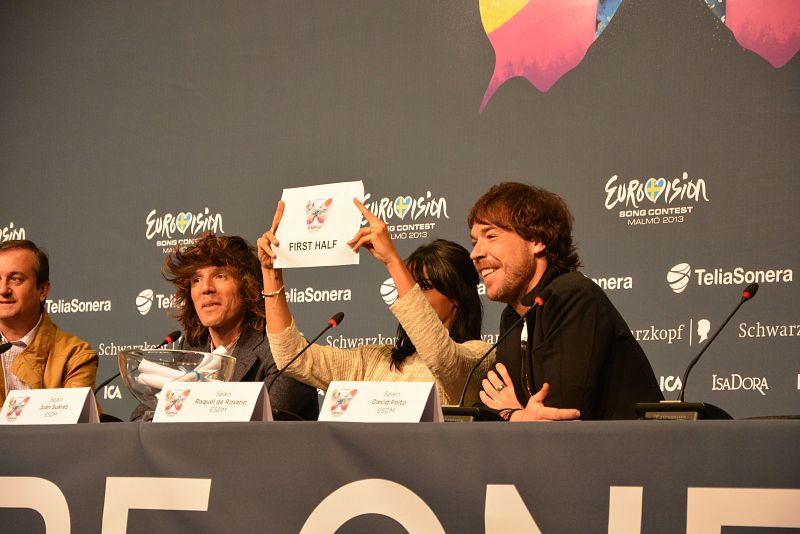 El sueño de Morfeo actuará en la primera mitad de la final de Eurovisión 2013, tal y como se ha sorteado esta mañana en el Malmö Arena. Esto significa que el grupo será uno de los 13 primeros países en salir a actuar sobre el escenario del Festival