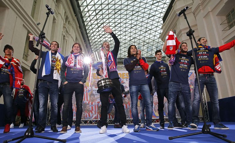 ATLÉTICO MADRID CELEBRA CON LOS AFICIONADOS LA DÉCIMA COPA DEL REY