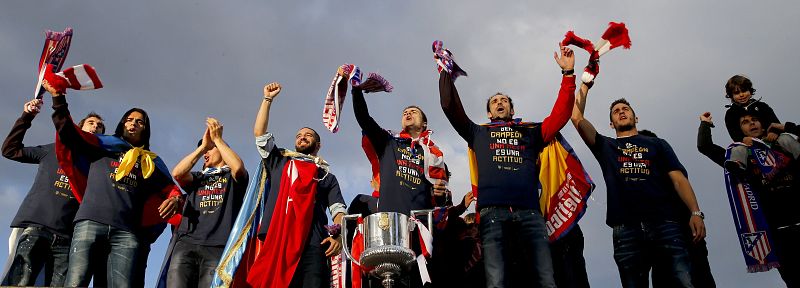 ATLÉTICO MADRID CELEBRA CON LOS AFICIONADOS LA DÉCIMA COPA DEL REY