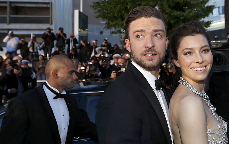 Una de las parejas más buscadas por los focos en Cannes, el actor y cantante Justin Timberlake y, la también actriz, Jessica Biel