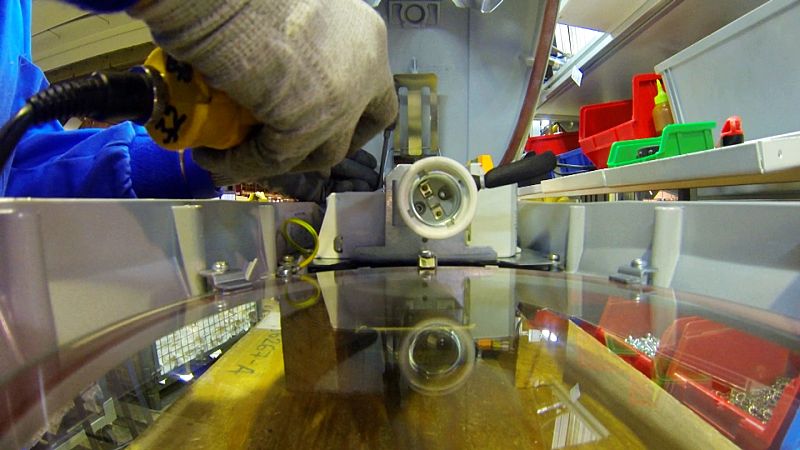 La elaboración de una farola