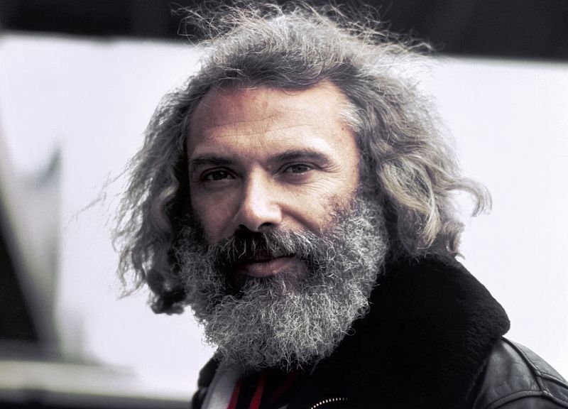 Georges Moustaki, en París, en octubre de 1972.