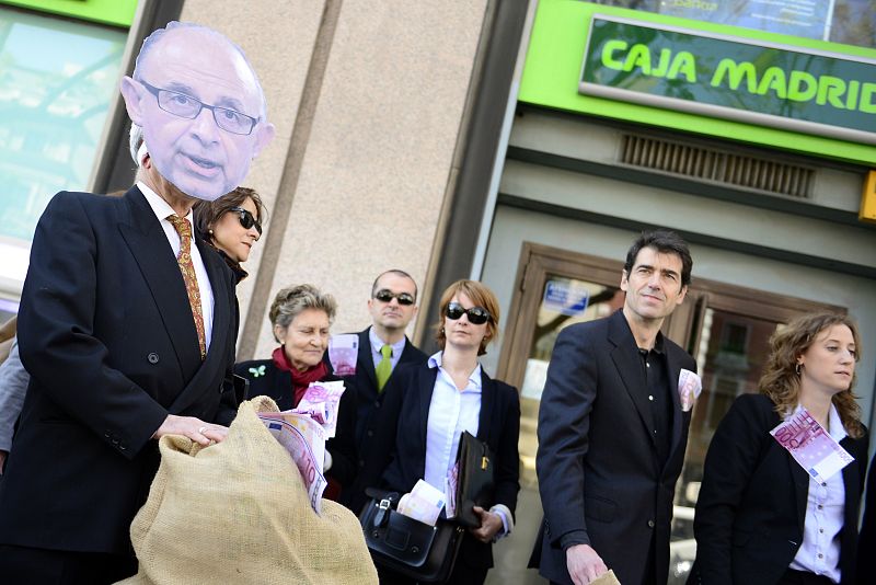 La protesta ha sido convocada por la Alianza por la tasa Robin Hood