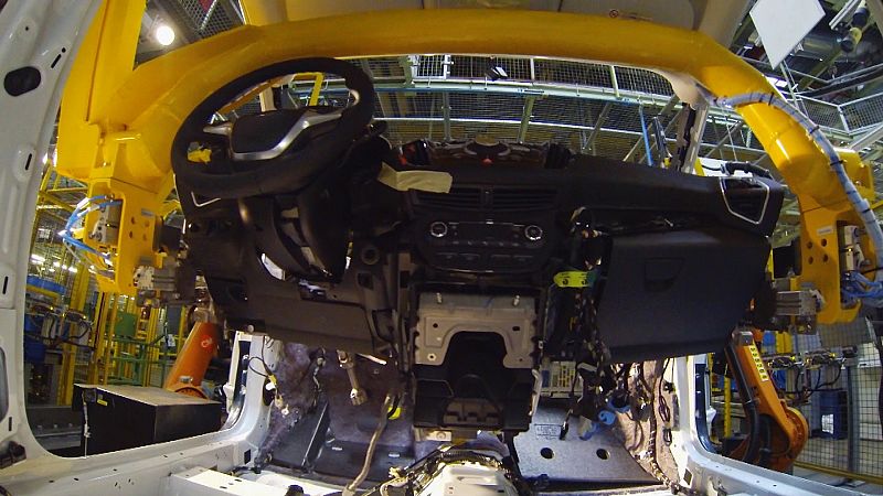 La fabricación de un coche