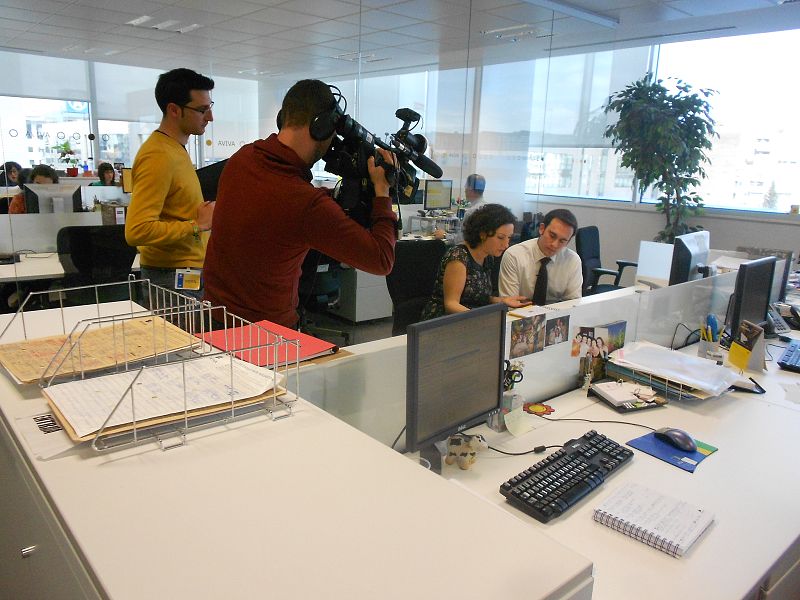 Ysabel en oficinas centrales (Madrid)