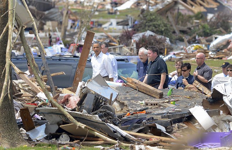 Tornado damage in Moore, Oklahoma