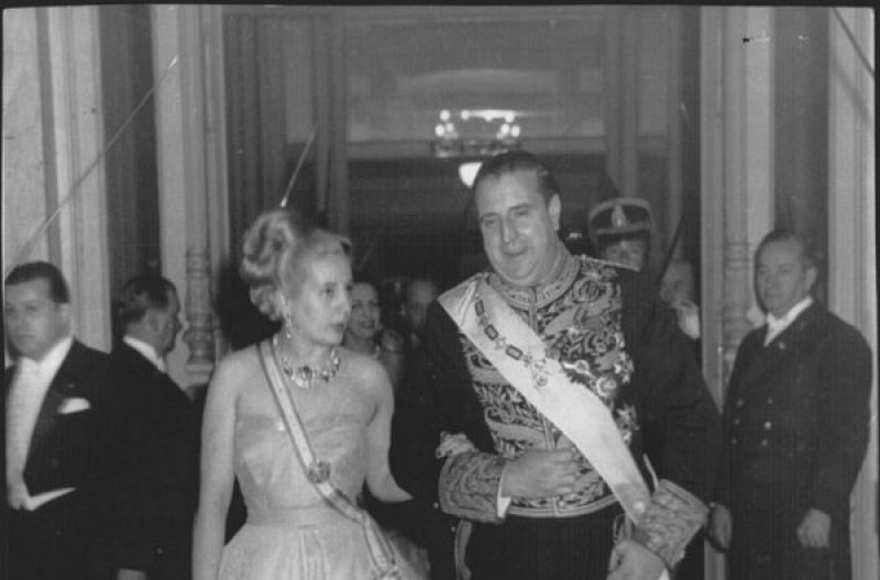 Eva Perón en Madrid