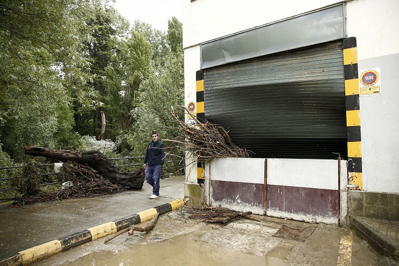 La crecida del Arga ha pasado por Navarra sin provocar grandes afecciones