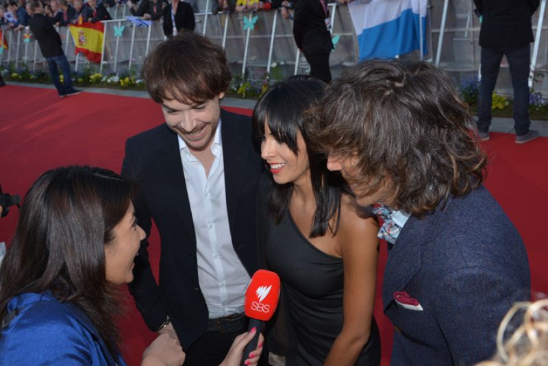 El sueño de Morfeo atendió a numerosos medios de comunicación internacionales, muy interesados en conocer a fondo su candidatura