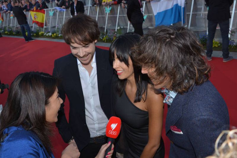  El sueño de Morfeo atendió a numerosos medios de comunicación internacionales, muy interesados en conocer a fondo su candidatura