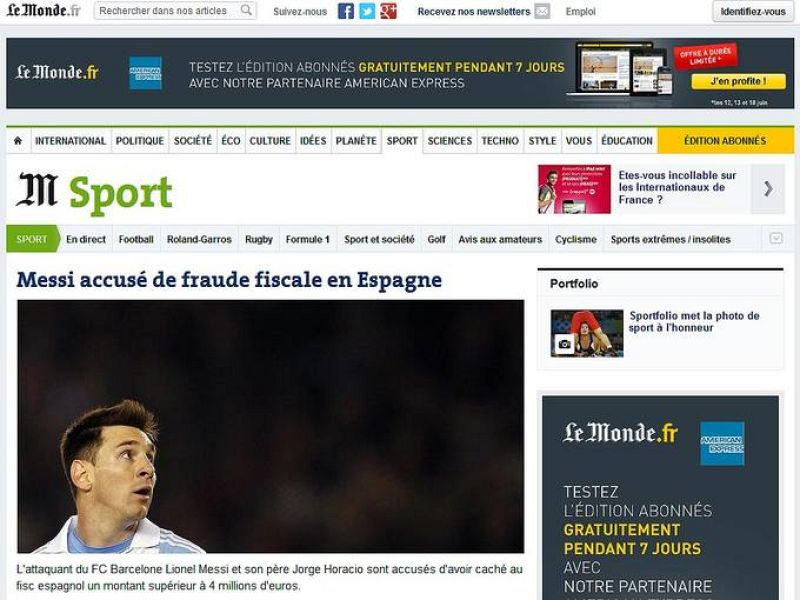 En Francia también se han hecho eco de las acusaciones.