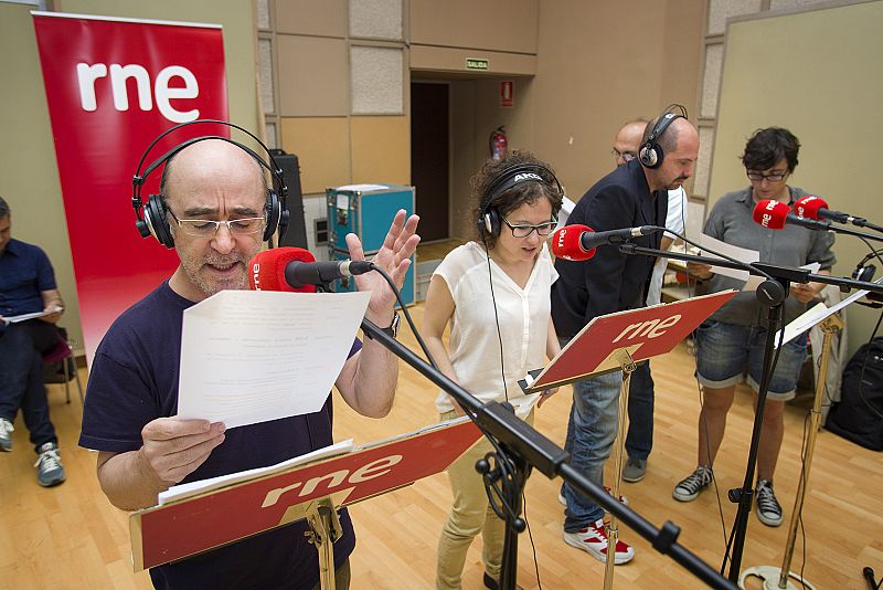 Un momento del ensayo.