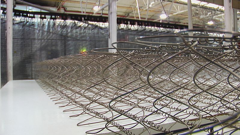 Fabricación del colchón