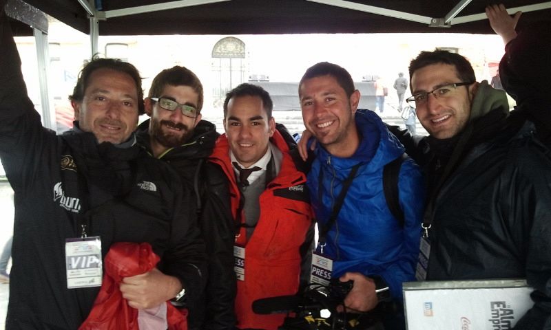 Foto de equipo con Koldo (San Sebastián)