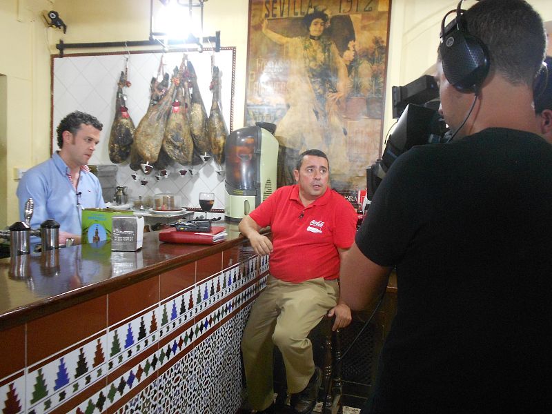 Javier visita a un cliente (Sevilla)