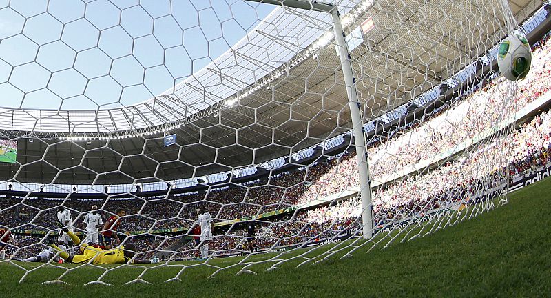 El gol de Jordi Alba, visto desde un ángulo atípico.