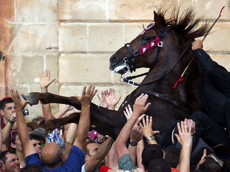 La festividad de San Juan, protagonizada por los caballos en Ciutadella (Menorca)