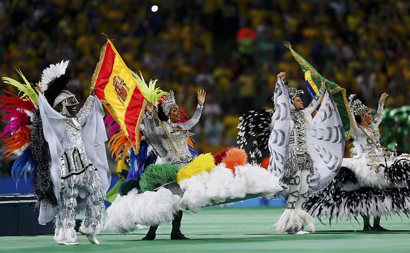 La ceremonia de clausura de la Copa Confederaciones se ha celebrado momentos antes de la final.