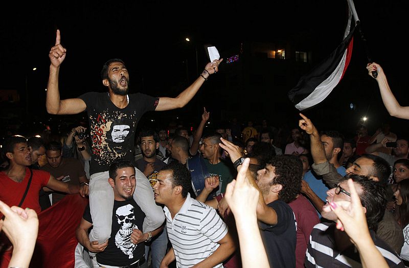 CELEBRACIÓN EN JORDANIA TRAS DERROCAMIENTO DE MURSI