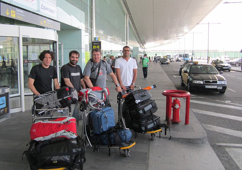 Camino del prrimer rodaje