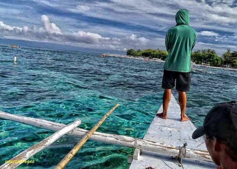Isla Pamalic, en el mar de Filipinas