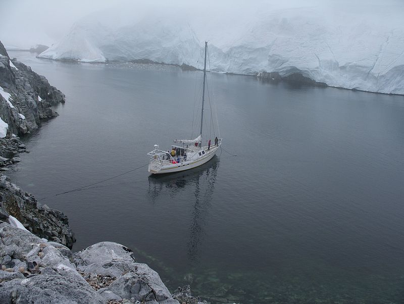 LLegada a las islas Antartidas
