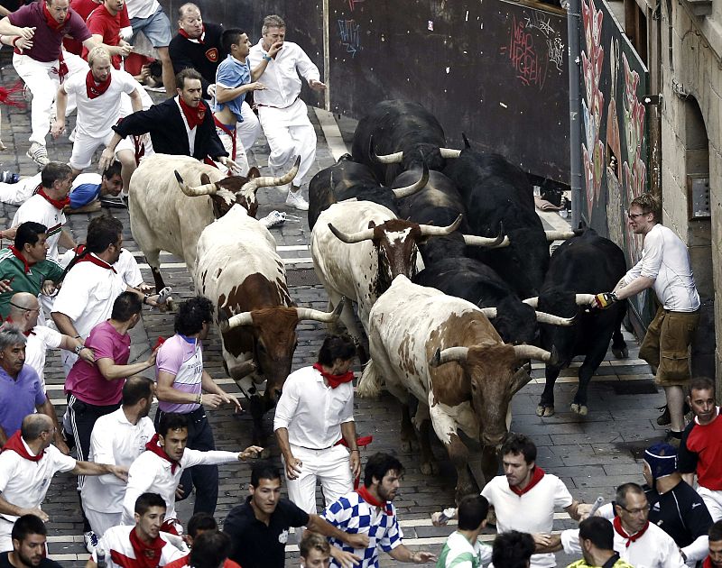 CUARTO ENCIERRO DE  LOS SANFERMINES