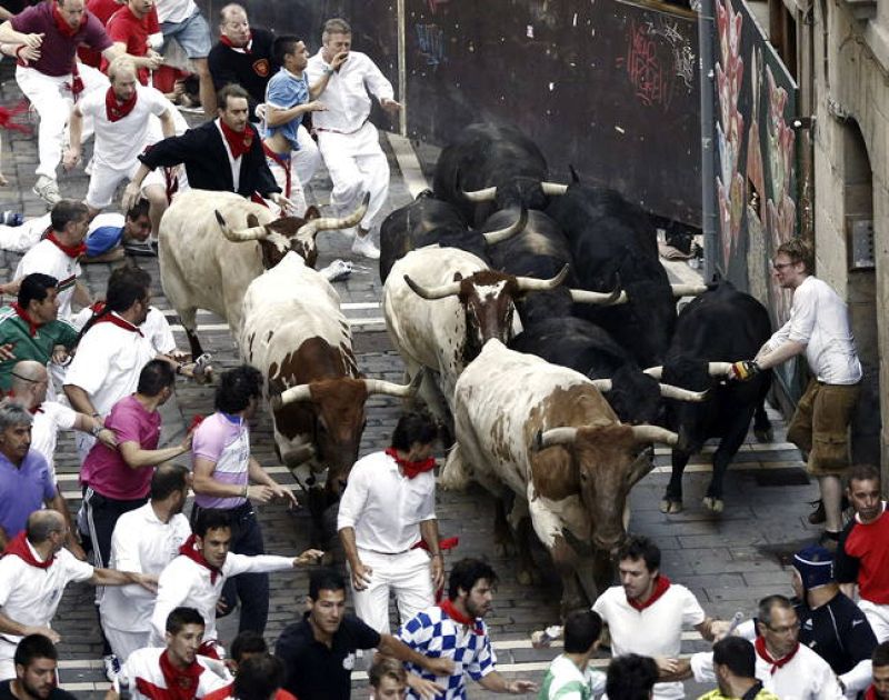 CUARTO ENCIERRO DE  LOS SANFERMINES