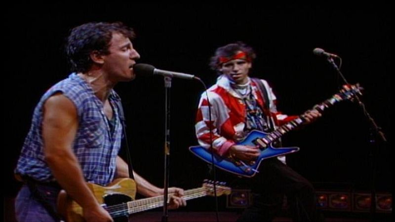  Fotografía de Springsteen en un concierto de la gira Born to Run