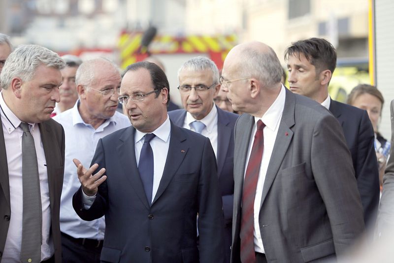 El presidente francés Holllande ha visitado el lugar.