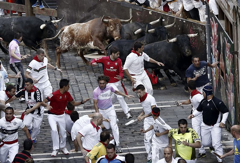 Último encierro de San Fermín 2013