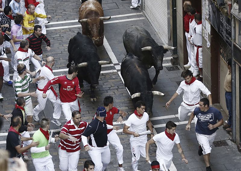 Último encierro de San Fermín 2013