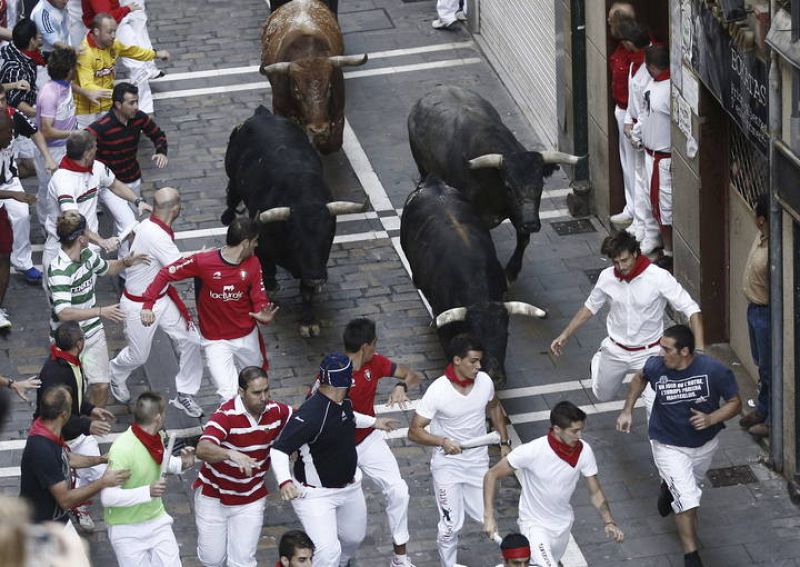 Último encierro de San Fermín 2013