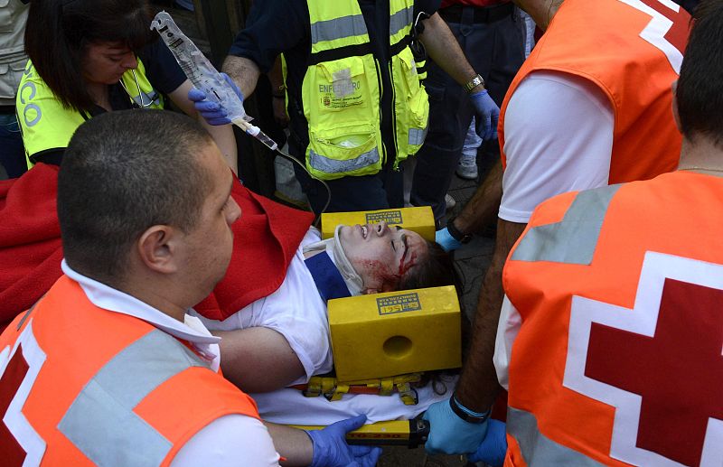 Último encierro de San Fermín 2013, de los Miura