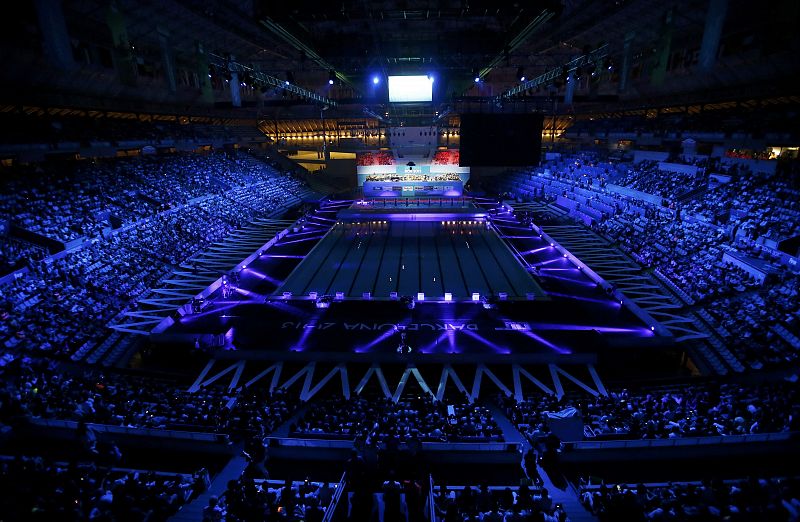 Vista general del Palau Sant Jordi.