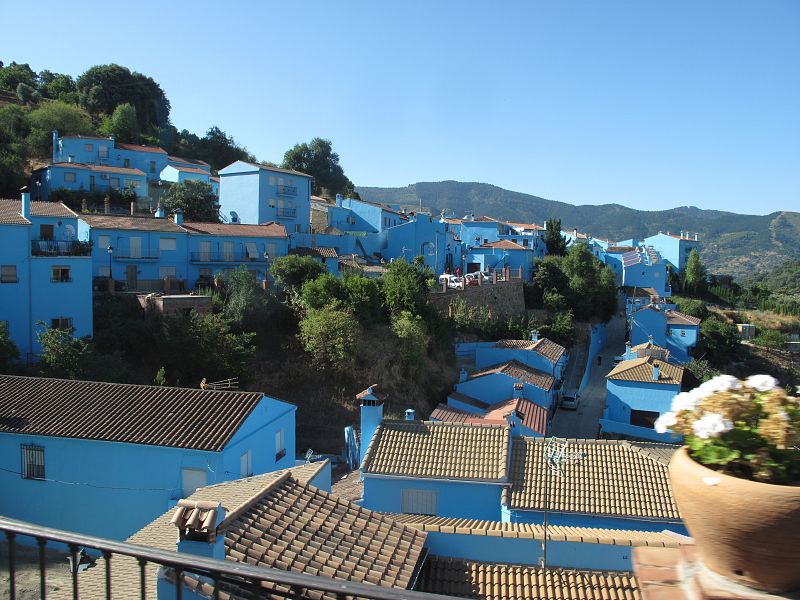 Otra vista de Júzcar, el pueblo Pitufo