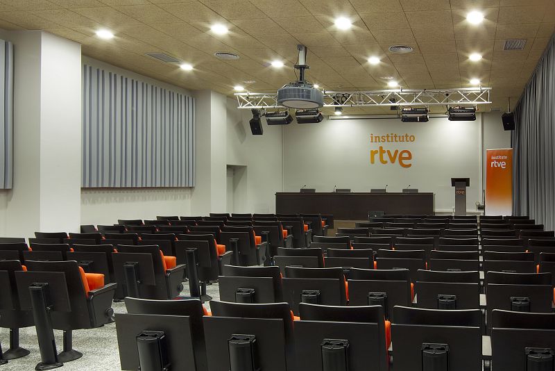 Salón de actos del instituto RTVE