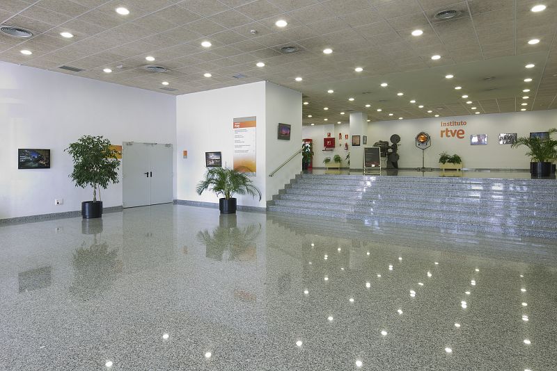 Entrada principal del instituto RTVE