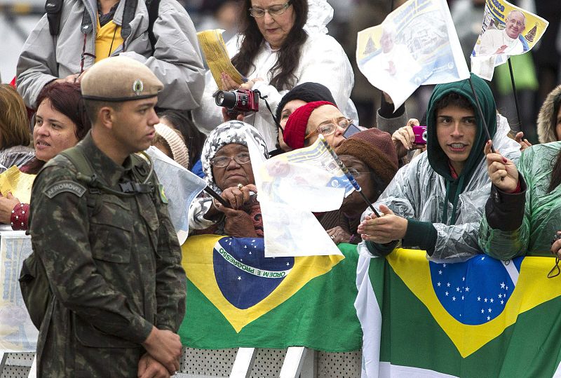 Las fuerzas de seguridad brasileñas están viviendo un exámen de segurida previo a los Juégos Olímpicos.